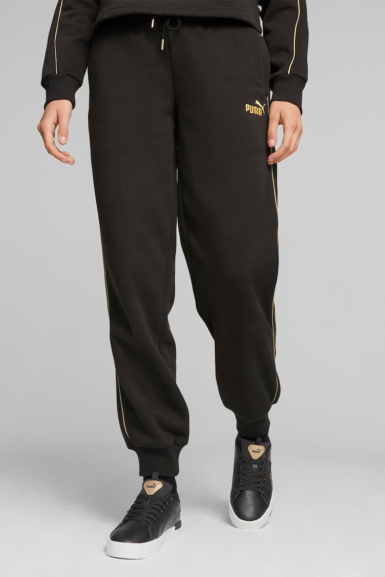 Puma Pantaloni sport cu buzunare laterale Essentials Minimal Gold - Pled.ro