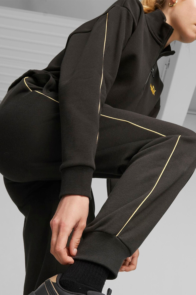 Puma Pantaloni sport cu buzunare laterale Essentials Minimal Gold - Pled.ro