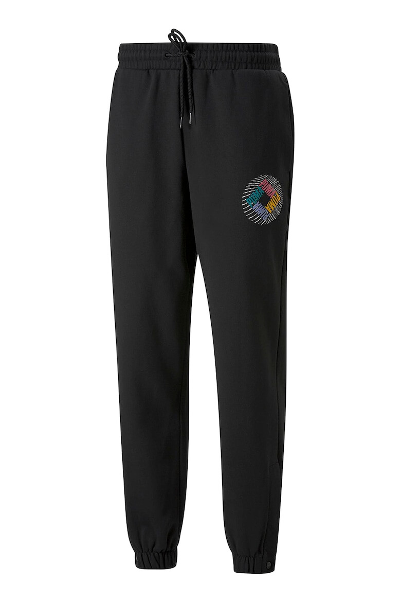 Puma Pantaloni sport cu imprimeu logo SWxP - Pled.ro