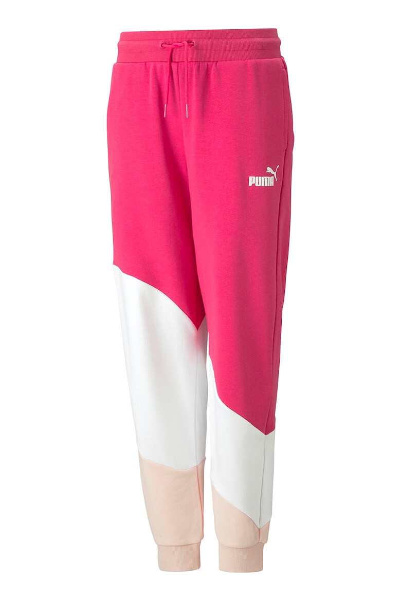 Puma Pantaloni sport cu model colorblock Power Cat - Pled.ro