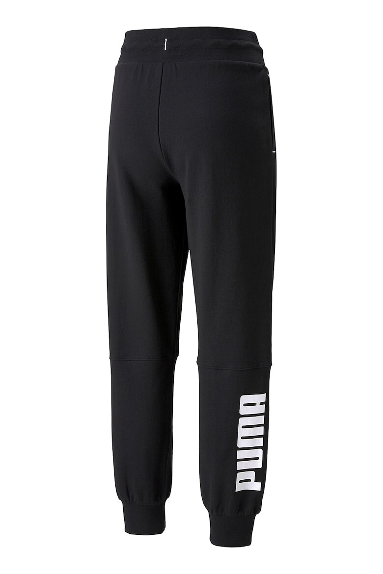 Puma Pantaloni sport cu model colorblock si logo Power - Pled.ro