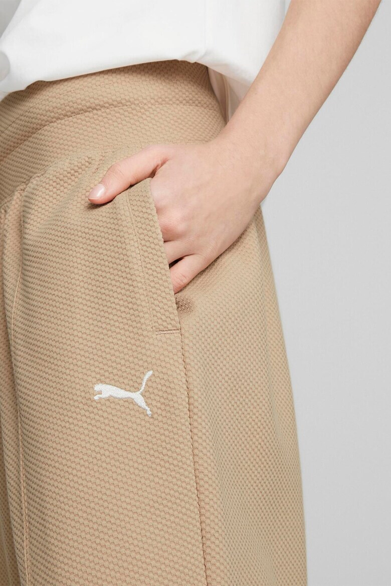 Puma Pantaloni sport din amestec de bumbac cu croiala ampla HER - Pled.ro