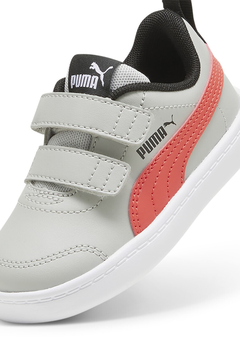 Puma Pantofi sport de piele ecologica cu velcro Courtflex - Pled.ro