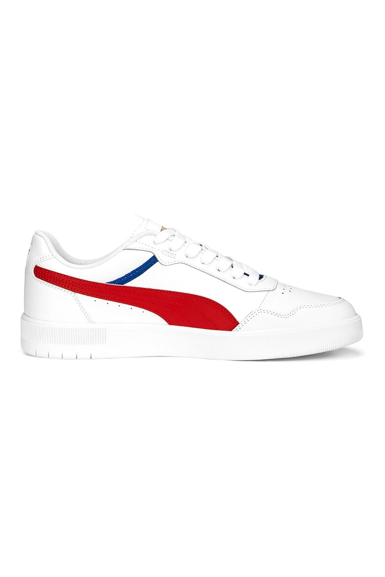 Puma Pantofi sport de piele si piele ecologica cu logo Court Ultra - Pled.ro