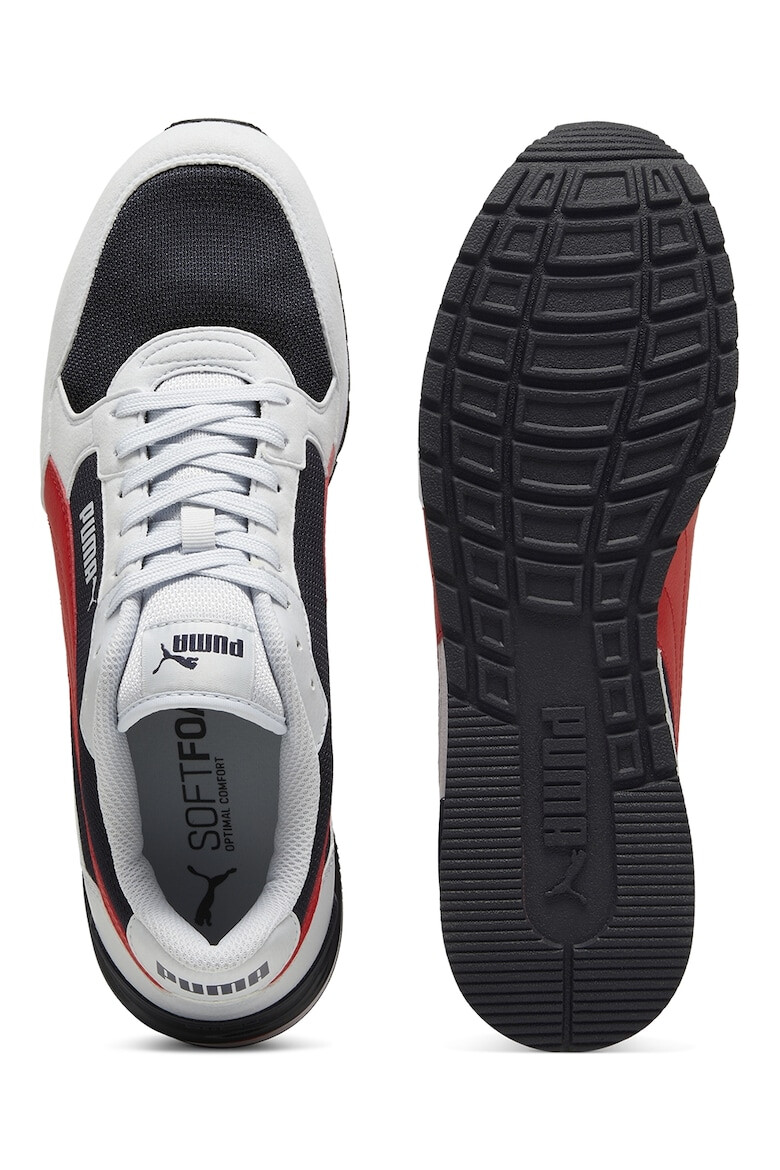 Puma Pantofi sport de plasa cu garnituri de piele ecologica ST Runner v4 - Pled.ro