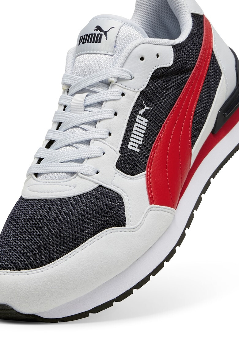 Puma Pantofi sport de plasa cu garnituri de piele ecologica ST Runner v4 - Pled.ro