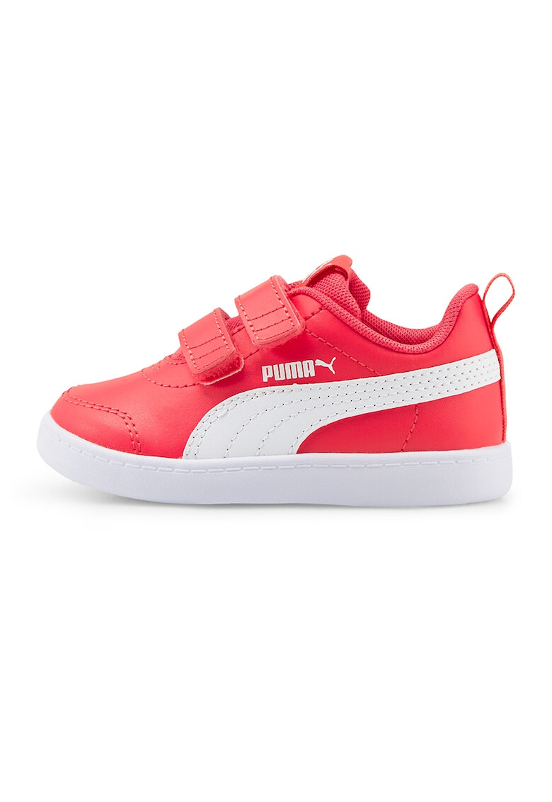 Puma Pantofi sport din piele ecologica cu inchidere velcro Courtflex V2 - Pled.ro