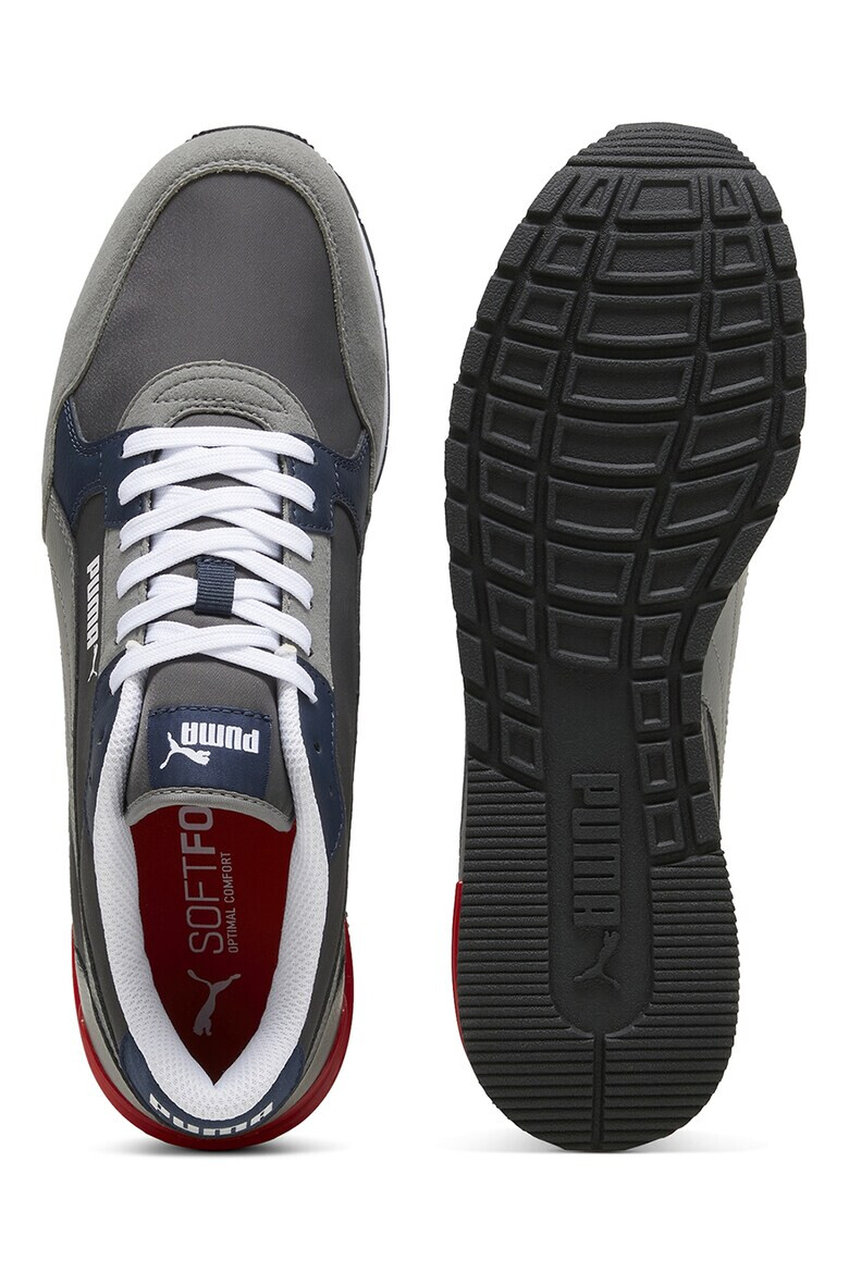 Puma Pantofi sport din piele ecologica cu insertii din material textil ST Runner v4 NL - Pled.ro