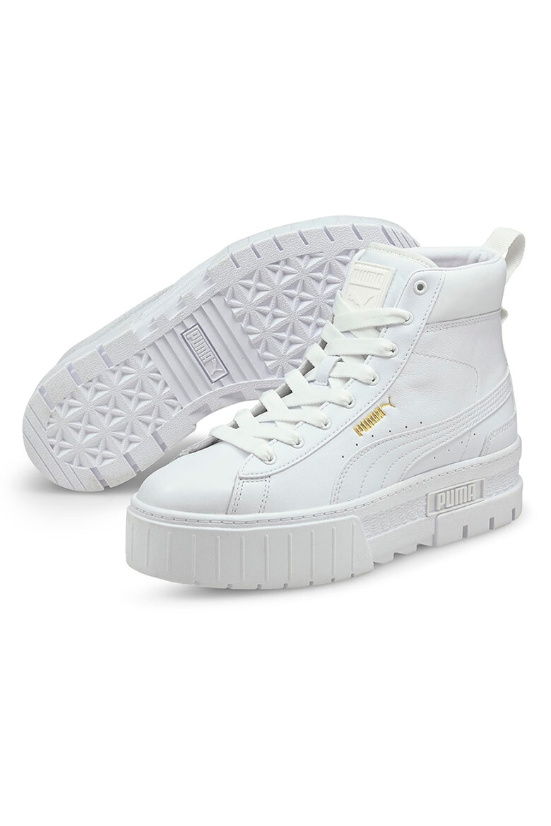 Puma Pantofi sport high-top de piele cu insertii de piele ecologica Mayze - Pled.ro