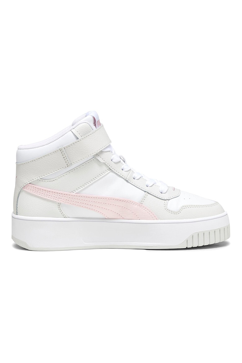 Puma Pantofi sport mid-high de piele si piele ecologica cu banda velcro Carina Street - Pled.ro