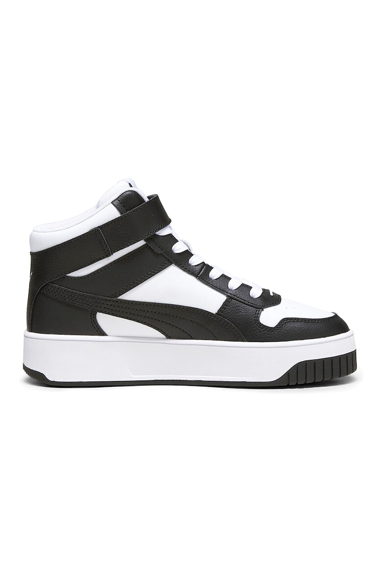 Puma Pantofi sport mid-high de piele si piele ecologica cu banda velcro Carina Street - Pled.ro