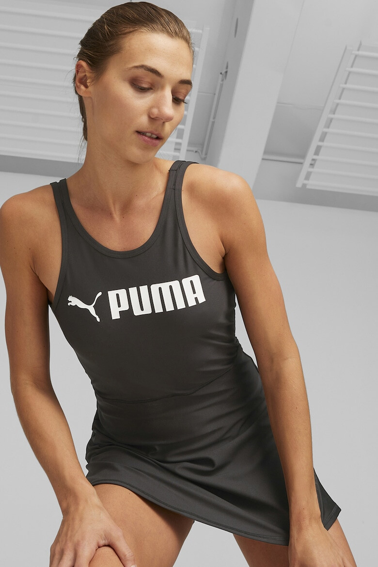 Puma Rochie cu imprimeu logo pentru fitness - Pled.ro