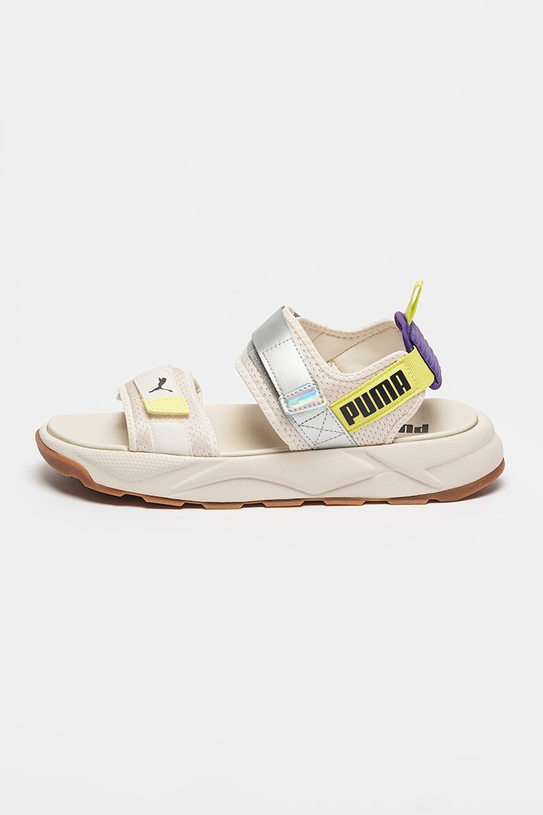 Puma Sandale cu velcro si insertii de piele ecologica - Pled.ro