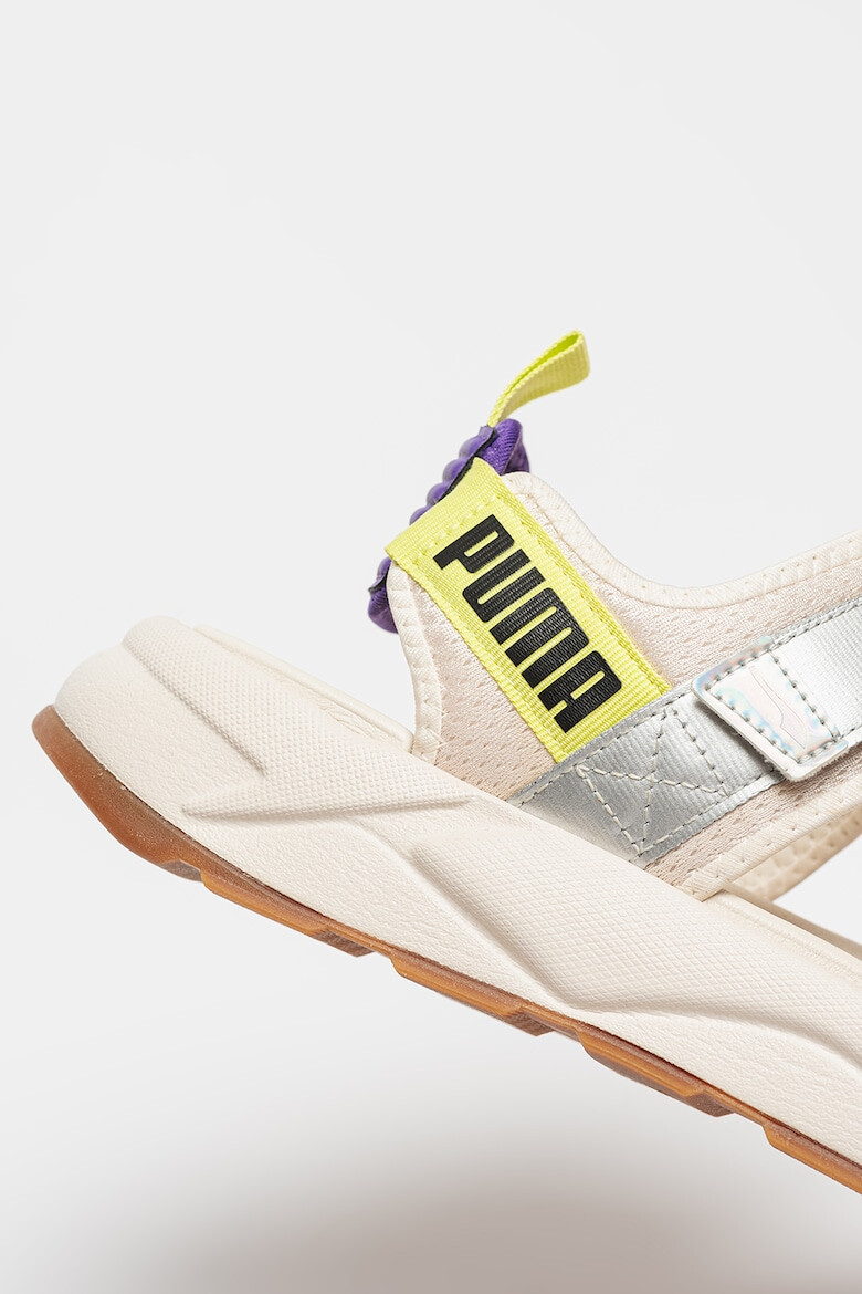 Puma Sandale cu velcro si insertii de piele ecologica - Pled.ro