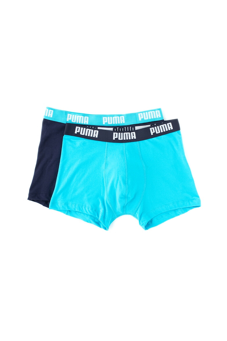 Puma Set de boxeri cu banda cu logo in talie - 2 perechi - Pled.ro