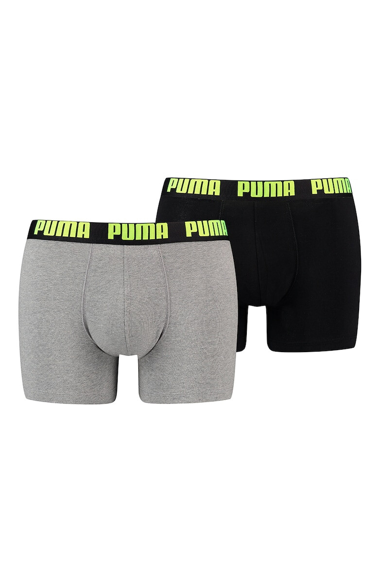 Puma Set de boxeri cu banda cu logo in talie - 2 perechi - Pled.ro