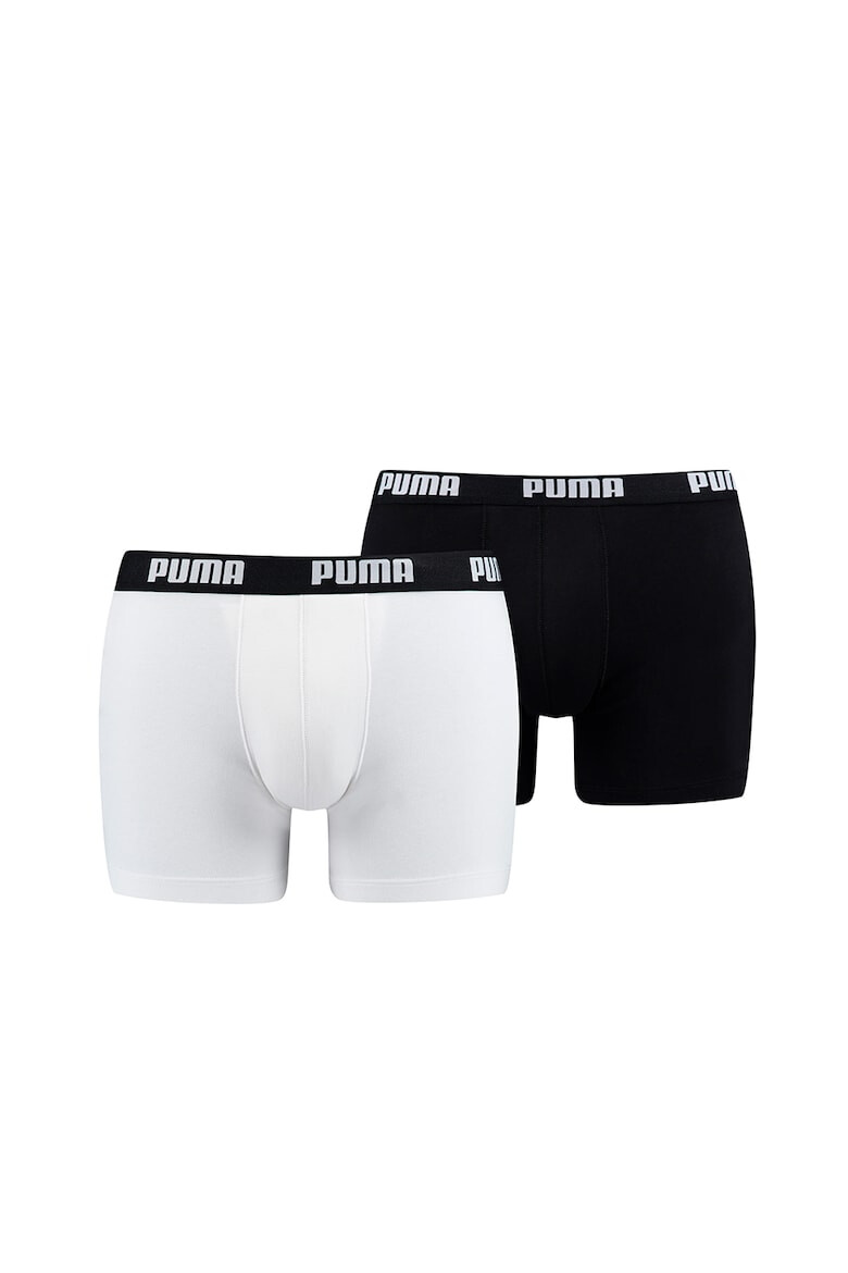 Puma Set de boxeri cu banda cu logo in talie - 2 perechi - Pled.ro