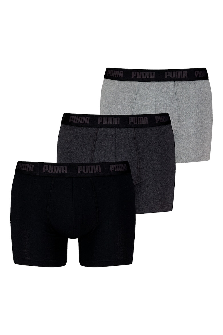 Puma Set de boxeri cu banda logo in talie - 3 perechi - Pled.ro