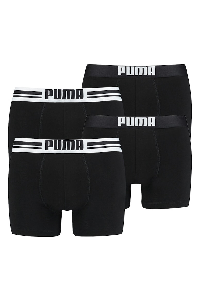 Puma Set de boxeri cu banda logo in talie - 4 perechi - Pled.ro