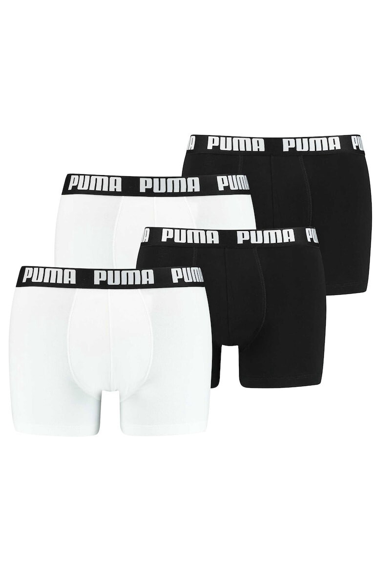 Puma Set de boxeri cu banda logo in talie - 4 perechi - Pled.ro