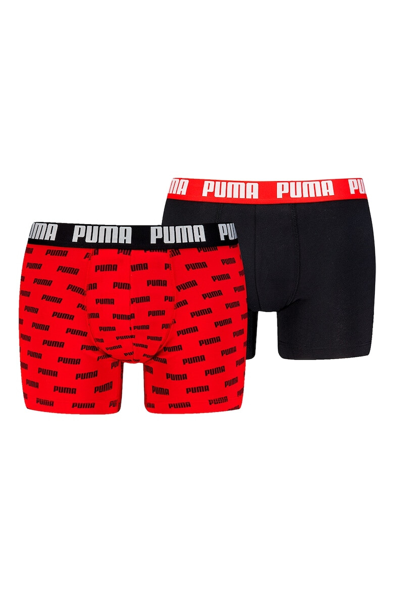 Puma Set de boxeri cu impiimeu logo - 2 perechi - Pled.ro