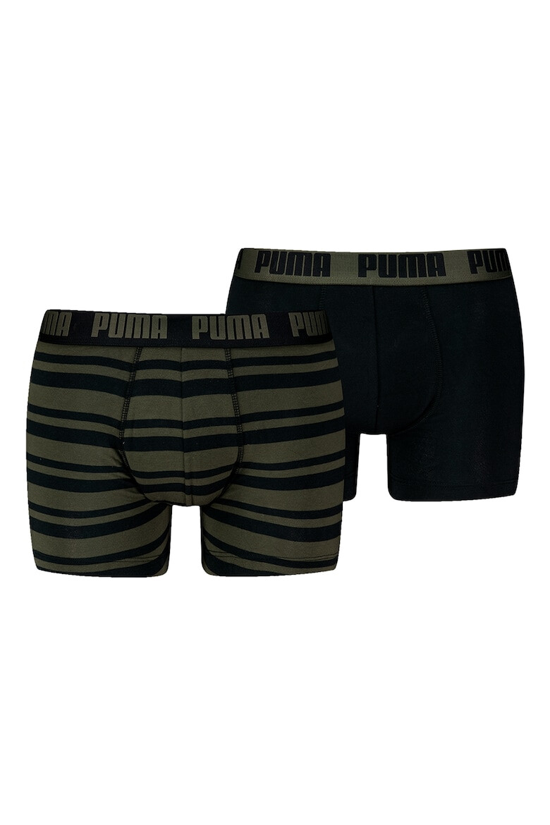 Puma Set de boxeri din amestec de bumbac cu imprimeu - 2 perechi - Pled.ro