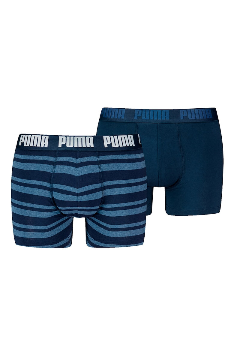 Puma Set de boxeri din amestec de bumbac cu imprimeu - 2 perechi - Pled.ro