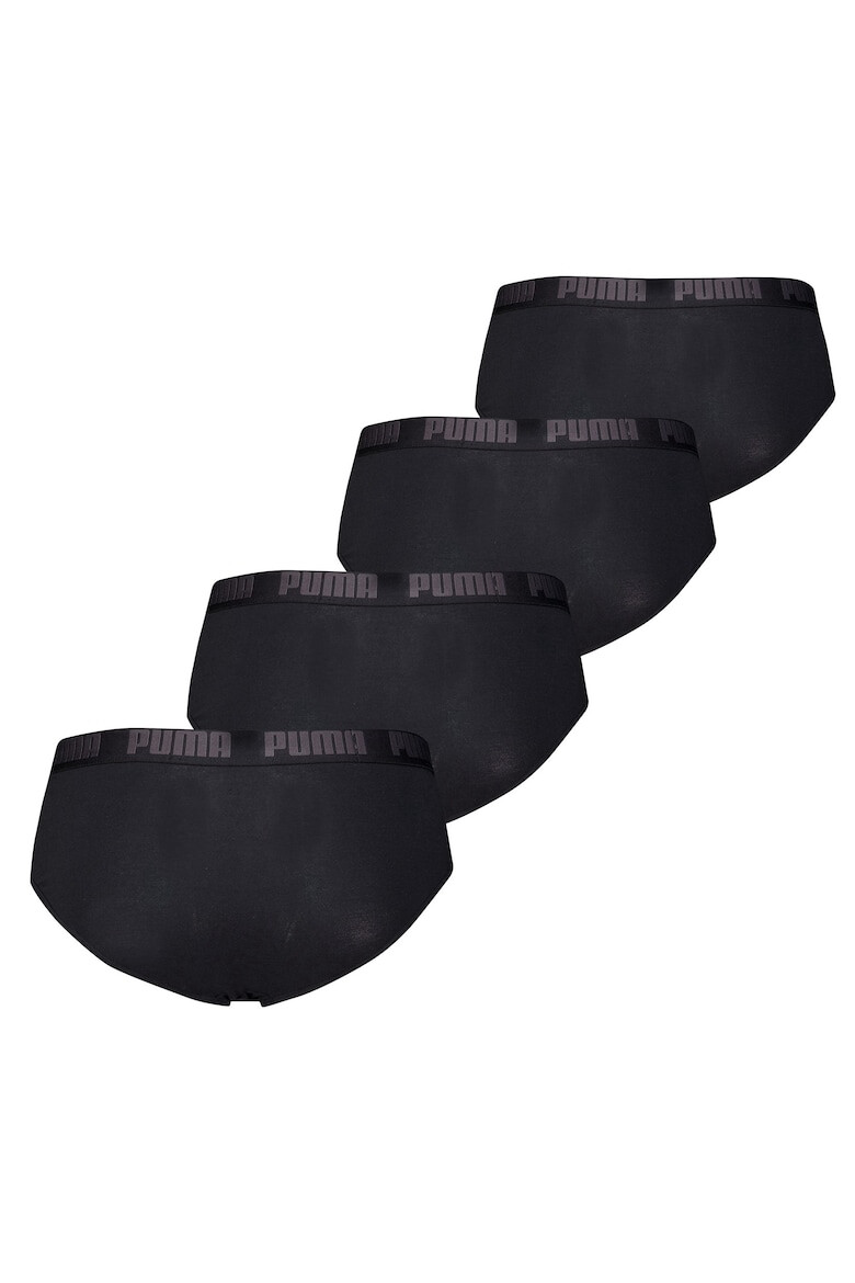 Puma Set de chiloti cu banda logo in talie - 4 perechi - Pled.ro