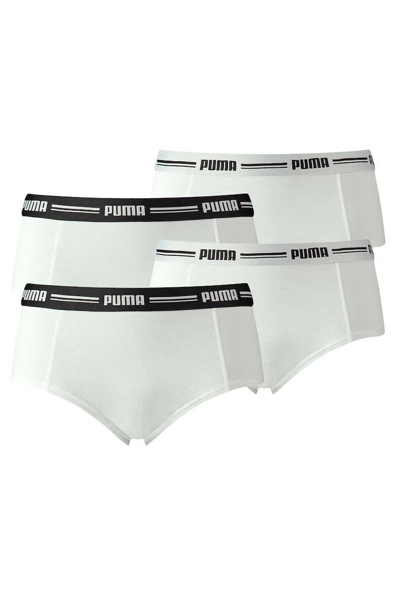 Puma Set de chiloti cu banda logo in talie - 4 perechi - Pled.ro