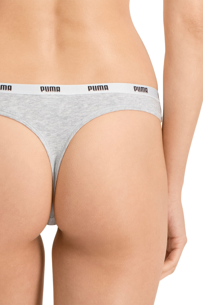 Puma Set de chiloti tanga cu logo - 3 perechi - Pled.ro