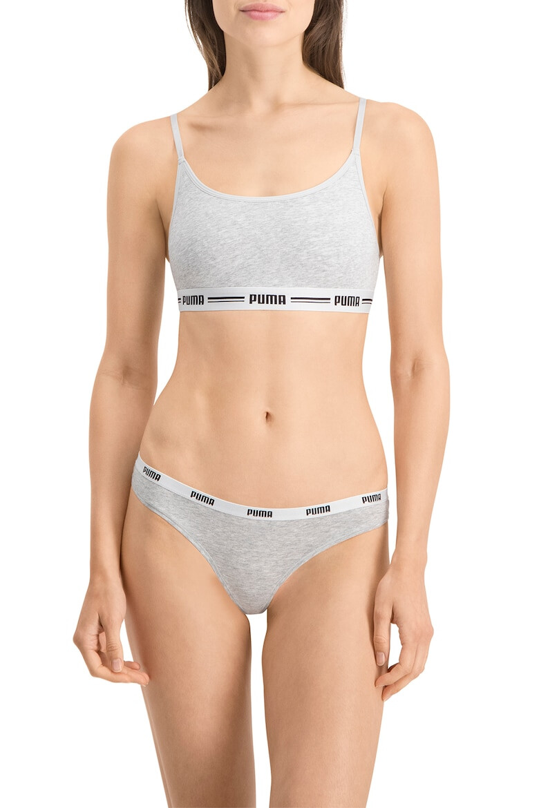 Puma Set de chiloti tanga cu logo - 3 perechi - Pled.ro