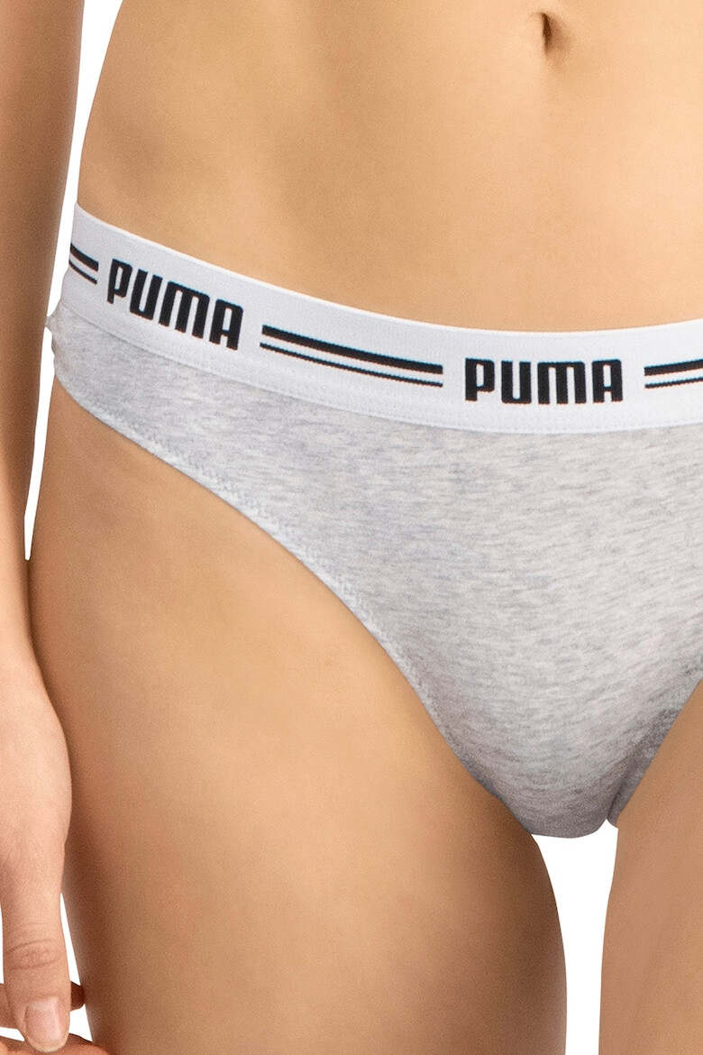 Puma Set de chiloti tanga din amestec de bumbac si modal - 2 perechi - Pled.ro