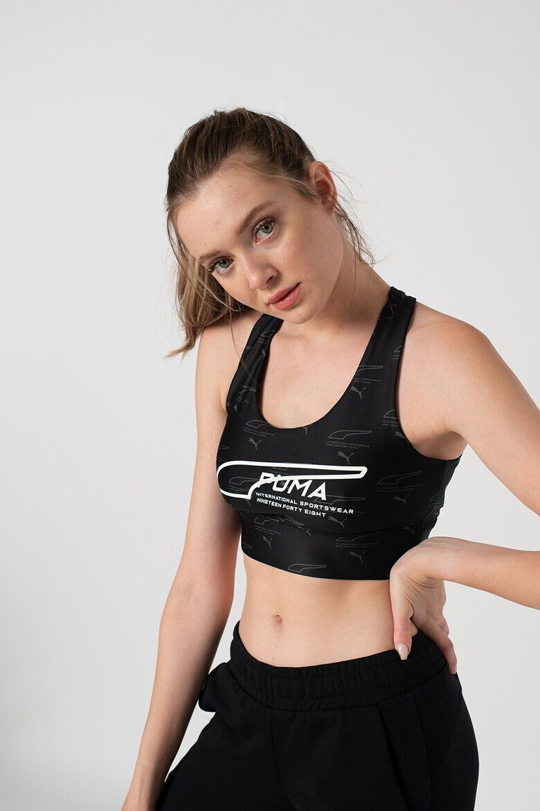 Puma Sutien pentru fitness cu detaliu logo Evide - Pled.ro