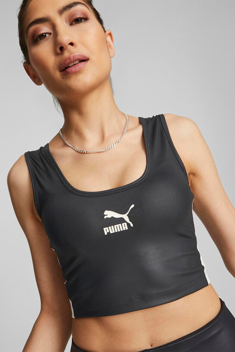 Puma Top crop cu logo T7 - Pled.ro