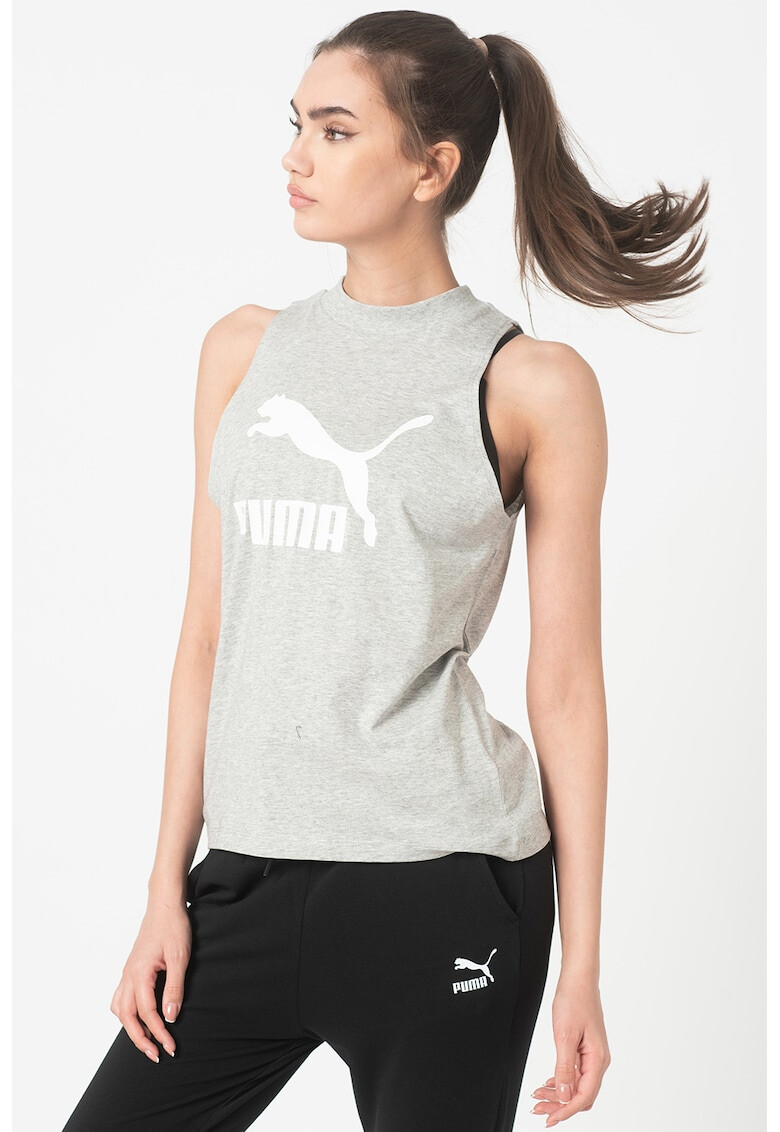 Puma Top cu imprimeu logo pentru fitness Classics - Pled.ro