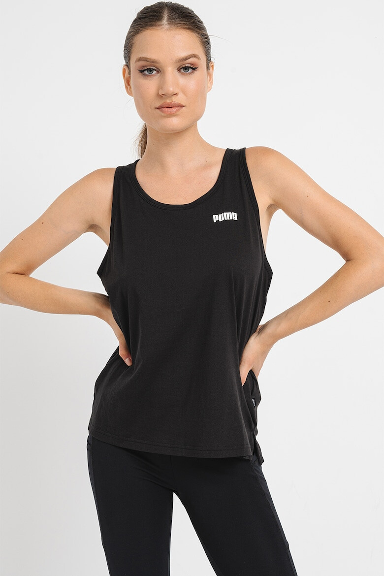 Puma Top de bumbac cu logo discret - Pled.ro