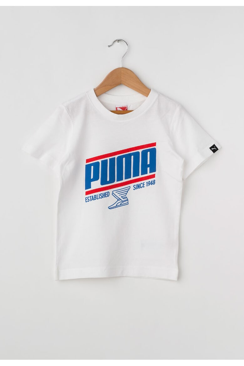 Puma Tricou alb regular fit cu imprimeu logo Fun - Pled.ro