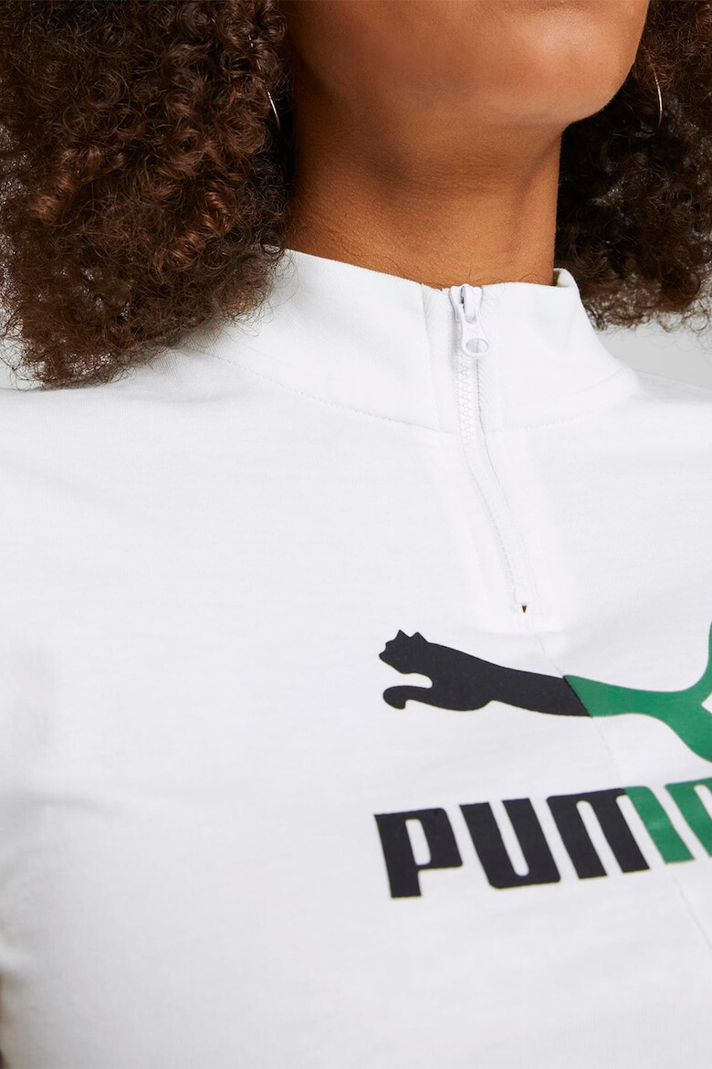 Puma Tricou crop cu buzunar cu fermoar Classics - Pled.ro