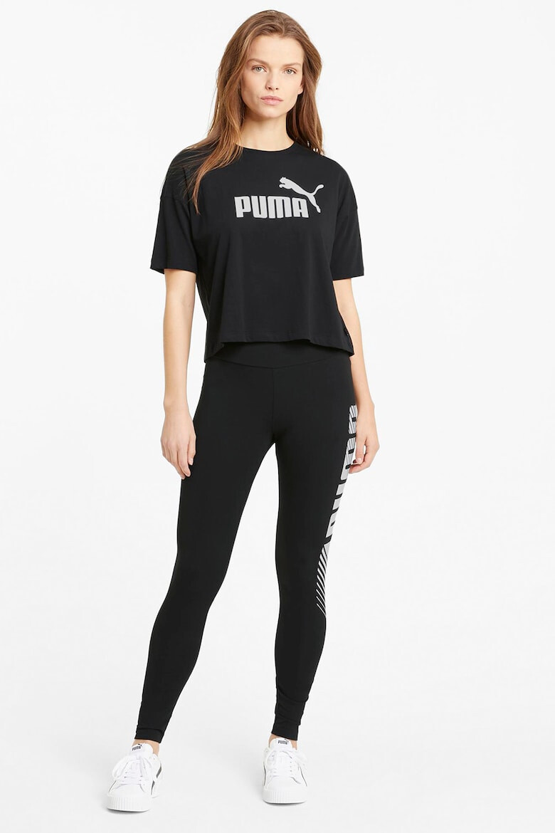 Puma Tricou crop cu maneci cazute Essentials - Pled.ro