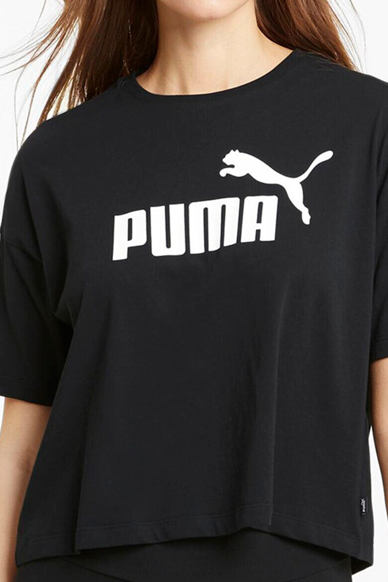 Puma Tricou crop cu maneci cazute Essentials - Pled.ro