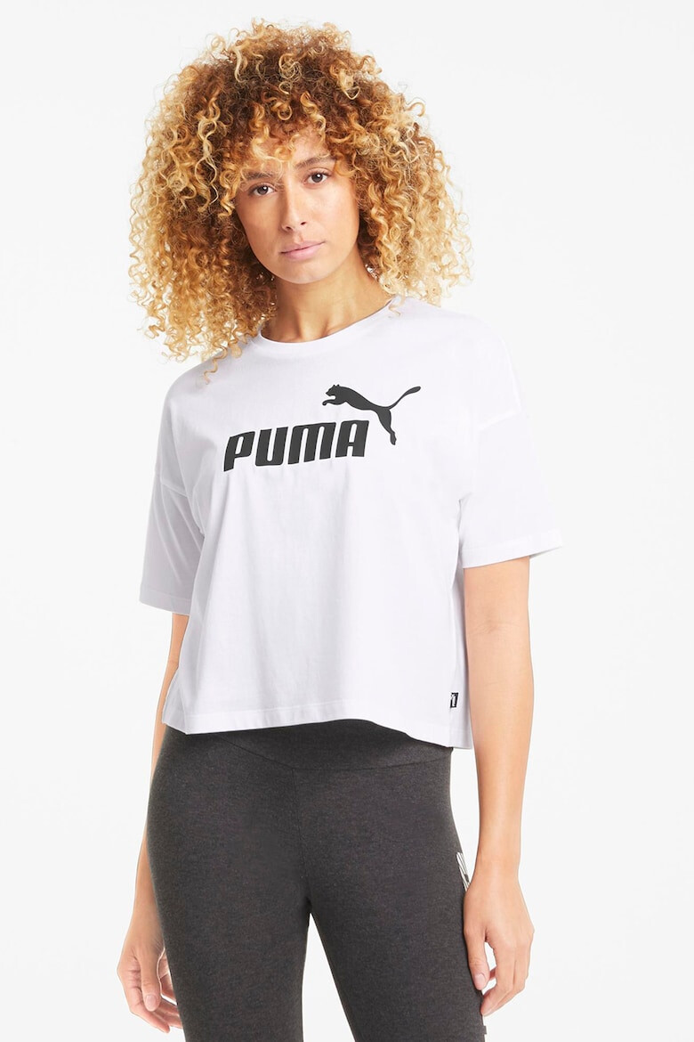 Puma Tricou crop cu maneci cazute Essentials - Pled.ro