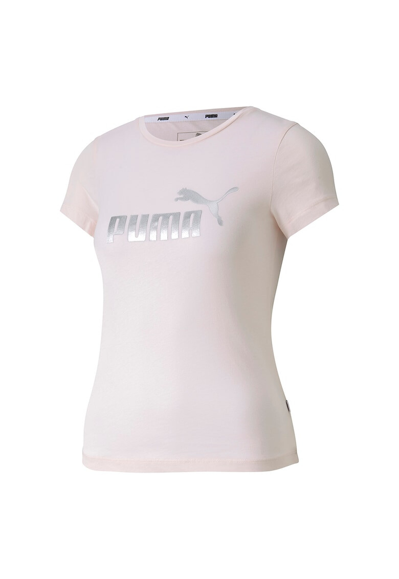 Puma Tricou cu aplicatie logo metalizata pentru fitness ESS+ - Pled.ro