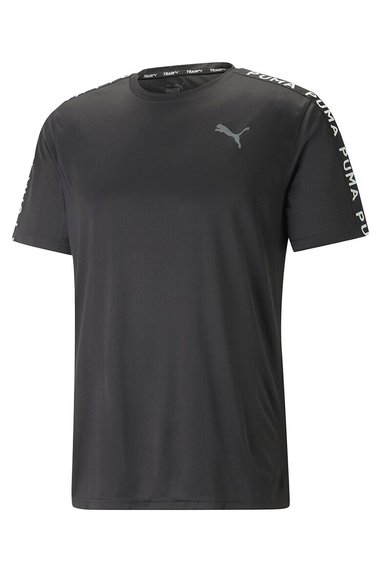 Puma Tricou cu benzi logo pentru fitness - Pled.ro