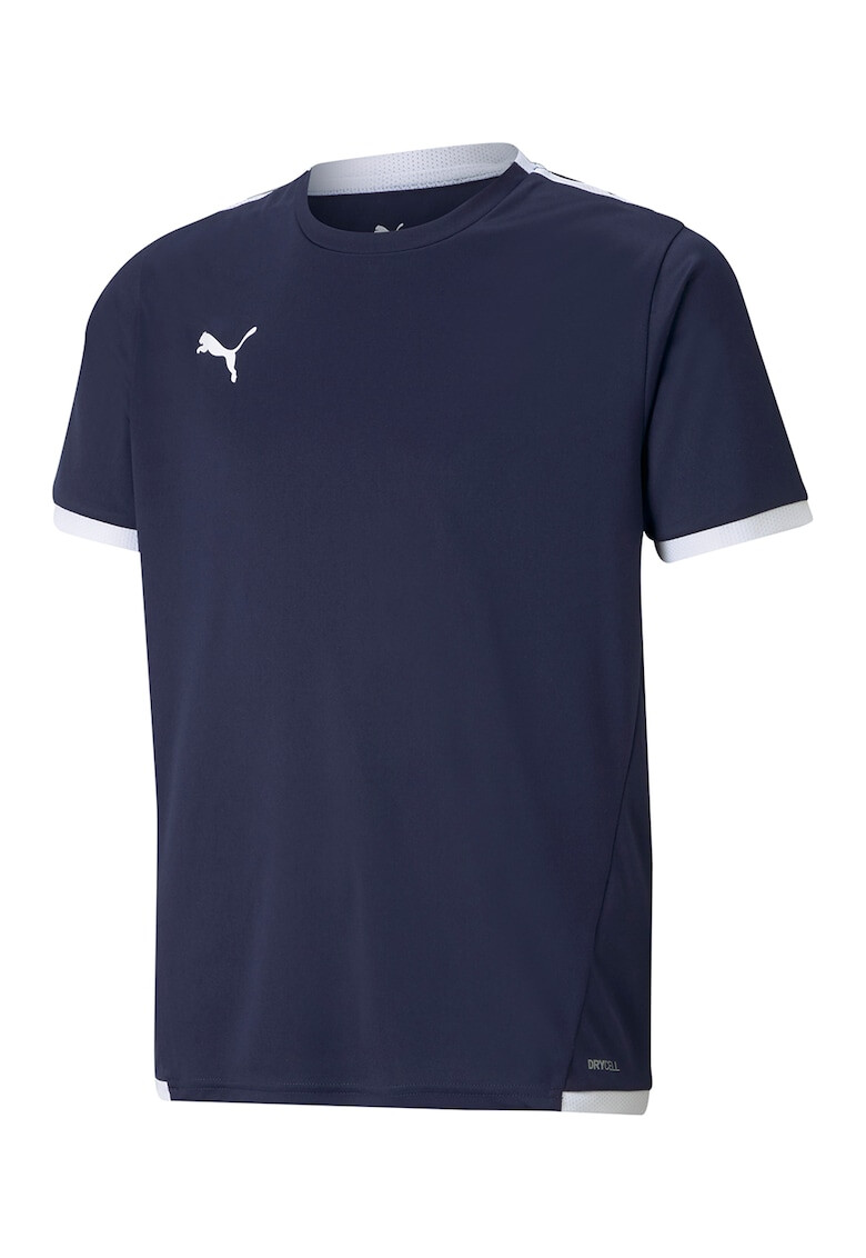 Puma Tricou cu decolteu la baza gatului pentru fotbal teamLIGA - Pled.ro