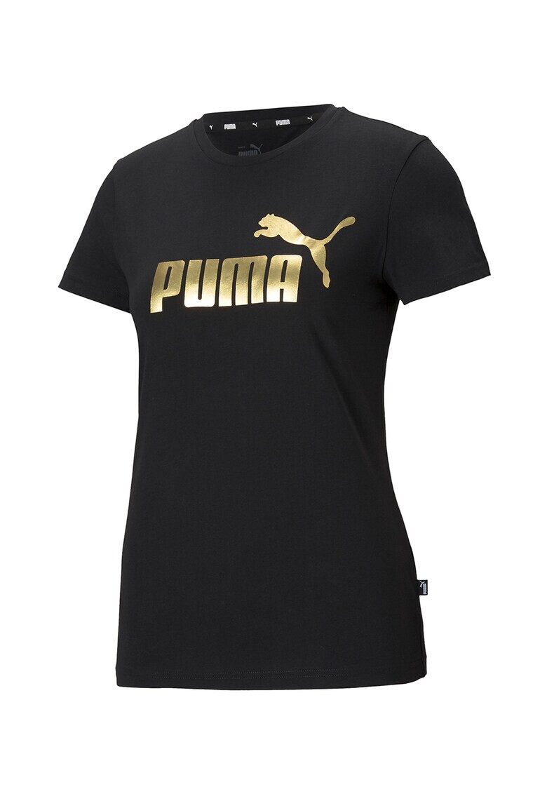 Puma Tricou cu decolteu la baza gatului si imprimeu logo - Pled.ro