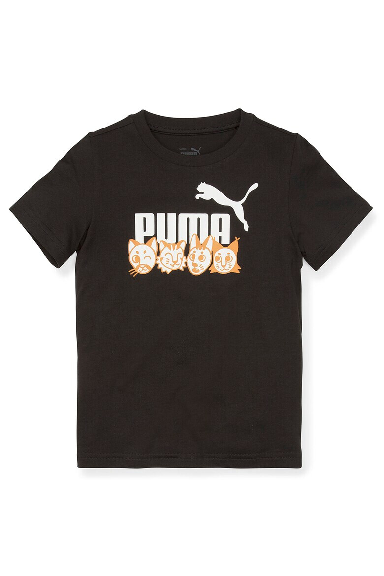 Puma Tricou cu decolteu la baza gatului si imprimeu logo - Pled.ro