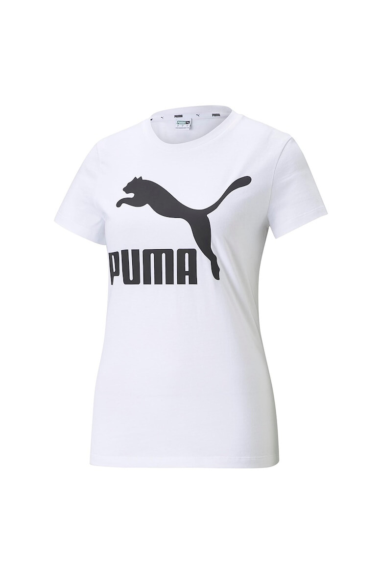 Puma Tricou cu decolteu la baza gatului si logo Classics - Pled.ro