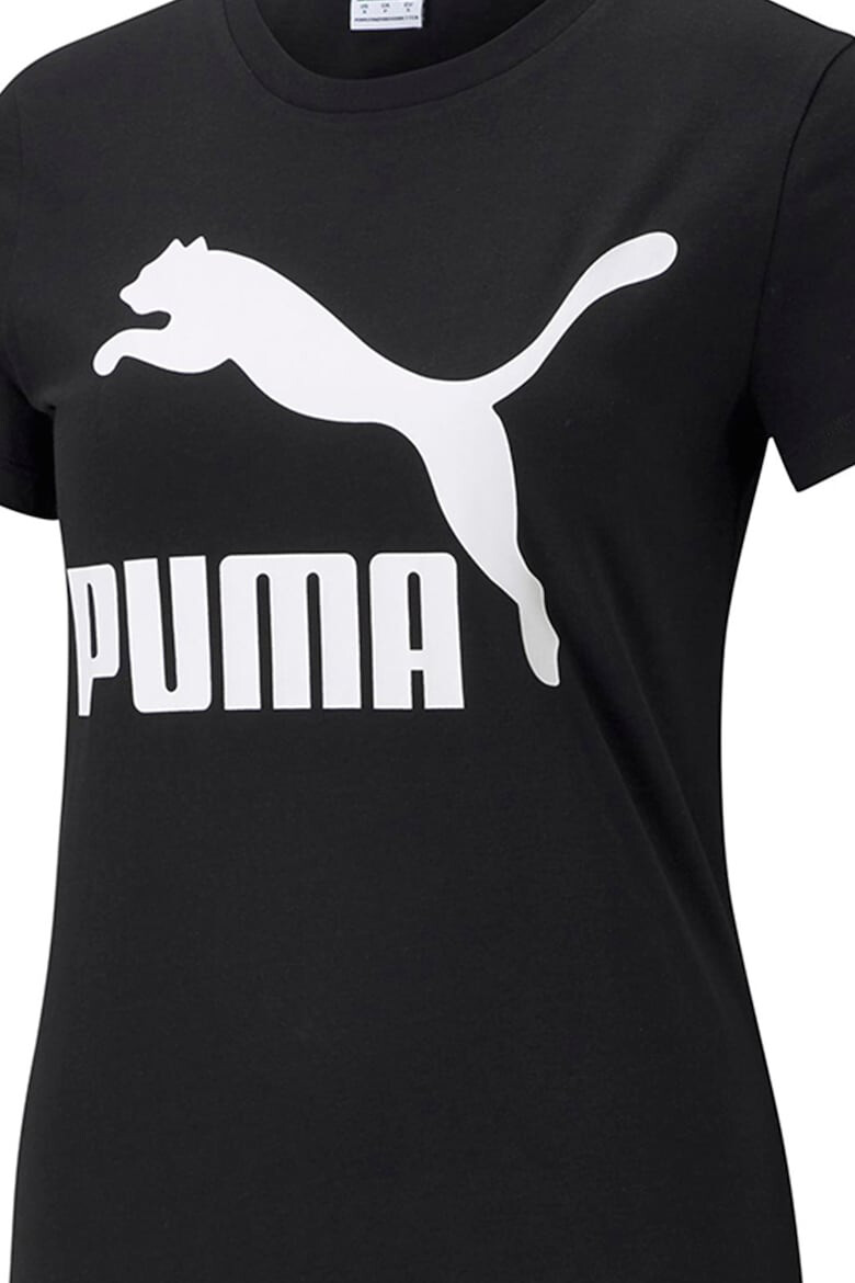 Puma Tricou cu decolteu la baza gatului si logo Classics - Pled.ro