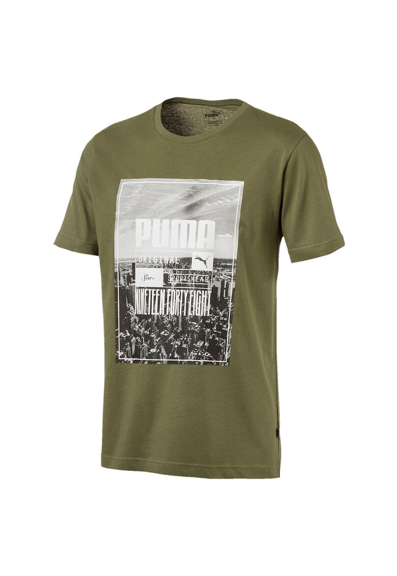 Puma Tricou cu imprimeu foto Skyline - Pled.ro