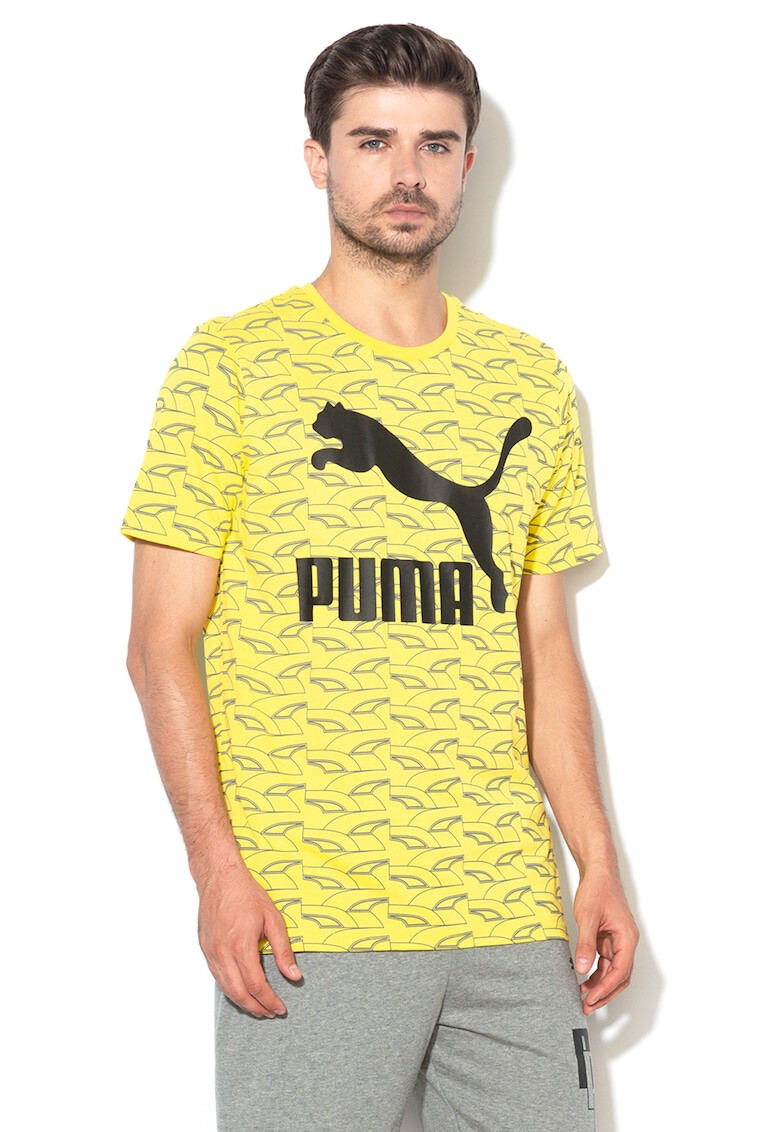 Puma Tricou cu imprimeu grafic si logo Retro Sports - Pled.ro